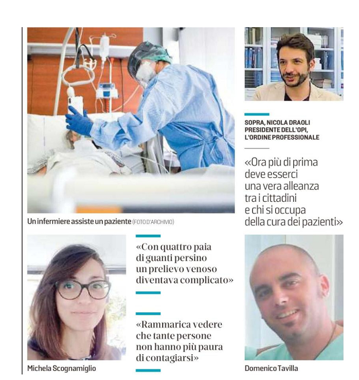 20210306 IL TIRRENO GROSSETO GLI INFERMIERI RACCONTANO UN ANNO DI VIRUS SIAMO PIÙ STANCHI MA MENO ANGOSCIATI 2