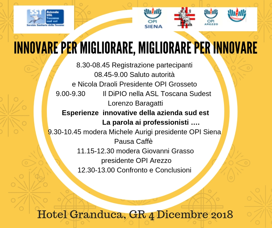 Innovare per mgiliorare migliorare per innovare 2