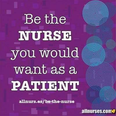 be the nurse